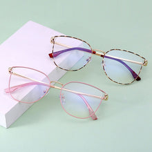 Load image into Gallery viewer, Women Blue Light Blocking Glasses Frame Optical Glasses Eyewear Prescription UV400 Optical Spectacles Woman Female Stylish Glass