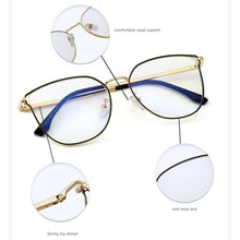 Load image into Gallery viewer, Women Blue Light Blocking Glasses Frame Optical Glasses Eyewear Prescription UV400 Optical Spectacles Woman Female Stylish Glass