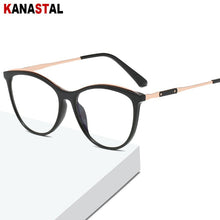 Load image into Gallery viewer, Women Blue Light Blocking Glasses Frame TR90 Metal Cateye Frame Eyeglass Men Computer Prescription Optical Eyewear Trend  WB603