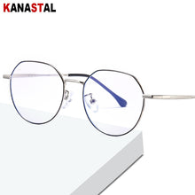 Load image into Gallery viewer, Women Blue Light Blocking Glasses Literary Metal Frame Eyewear Men Computer Eyeglasses Frames Myopia Hyperopia Reading Glasses