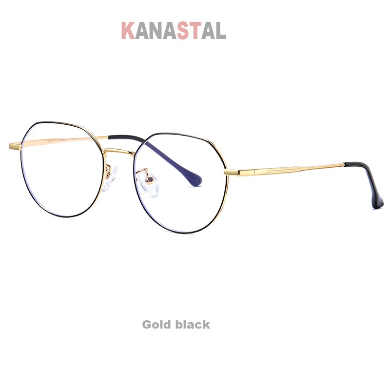 Women Blue Light Blocking Glasses Literary Metal Frame Eyewear Men Computer Eyeglasses Frames Myopia Hyperopia Reading Glasses