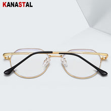 Load image into Gallery viewer, Women Blue Light Blocking Glasses Literary Metal Frame Eyewear Men Computer Eyeglasses Frames Myopia Hyperopia Reading Glasses