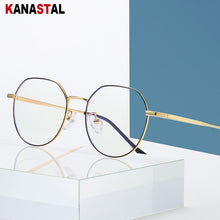 Load image into Gallery viewer, Women Blue Light Blocking Glasses Literary Metal Frame Eyewear Men Computer Eyeglasses Frames Myopia Hyperopia Reading Glasses