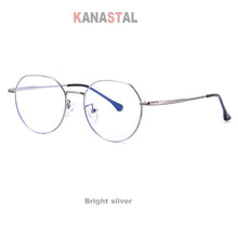 Load image into Gallery viewer, Women Blue Light Blocking Glasses Literary Metal Frame Eyewear Men Computer Eyeglasses Frames Myopia Hyperopia Reading Glasses