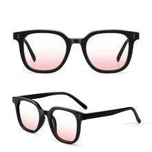 Load image into Gallery viewer, Women Blush Gradient Glasses Face Decorative Sunglasses Girls Korean Style Cute Shades Eyewear Anti Blue Light UV400