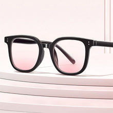 Load image into Gallery viewer, Women Blush Gradient Glasses Face Decorative Sunglasses Girls Korean Style Cute Shades Eyewear Anti Blue Light UV400