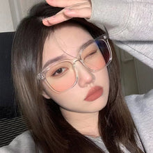 Load image into Gallery viewer, Women Blush Gradient Glasses Face Decorative Sunglasses Girls Korean Style Cute Shades Eyewear Anti Blue Light UV400