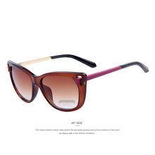 Load image into Gallery viewer, Women Brand Design Cat Eye Sunglasses Retro Ladies Cat Eye Sunglasses Metal Legs  UV400