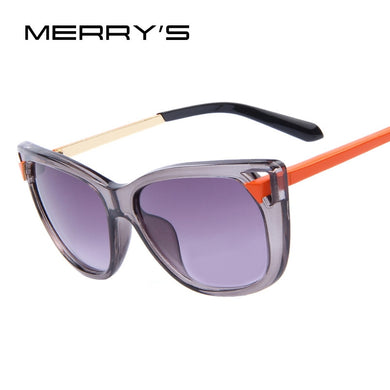 Women Brand Design Cat Eye Sunglasses Retro Ladies Cat Eye Sunglasses Metal Legs  UV400