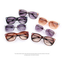 Load image into Gallery viewer, Women Brand Design Cat Eye Sunglasses Retro Ladies Cat Eye Sunglasses Metal Legs  UV400