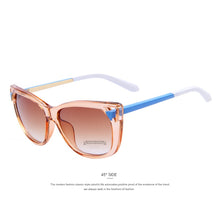 Load image into Gallery viewer, Women Brand Design Cat Eye Sunglasses Retro Ladies Cat Eye Sunglasses Metal Legs  UV400