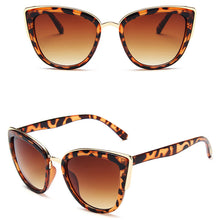 Load image into Gallery viewer, Women Brand Designer Cat Eye Sunglasses Classic Female Sun Glasses Vintage Sexy Lady Oculo De Sol Shades Summer Style