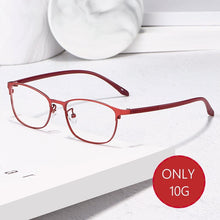 Load image into Gallery viewer, Women Business Alloy Glasses Frame Full Rim Myopia Spectacle Frames Flexible TR Temples Hyperopia Optical Eyewear 3569