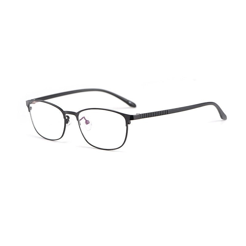 Women Business Alloy Glasses Frame Full Rim Myopia Spectacle Frames Flexible TR Temples Hyperopia Optical Eyewear 3569