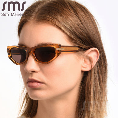 Women Cat Eeye Sunglasses  Brand Designer Punk Irregular Sun Glasses Men UV400 Goggle Shades Eyeglasses Gafas De Sol