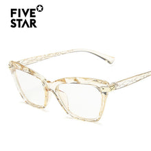 Carica l&#39;immagine nel visualizzatore di Gallery, Women Cat Eye Anti Blue Light Glasses  Trending Cateye Black Frame Blue Light Blocking Computer Female Eyeglasses
