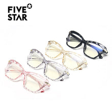 Carica l&#39;immagine nel visualizzatore di Gallery, Women Cat Eye Anti Blue Light Glasses  Trending Cateye Black Frame Blue Light Blocking Computer Female Eyeglasses