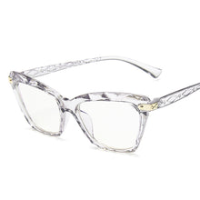 Load image into Gallery viewer, Women Cat Eye Anti Blue Light Glasses Cat Eye Black Frame Blue Light Blocking Computer Female Eyeglasses Frame