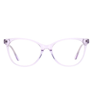 Women Cat Eye Clear Acetate Eyeglasses Full Rim Optical Spectacles Frame With Spring Hinge For Myopia Prescription Lenses
