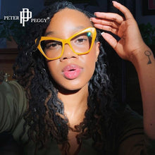 Load image into Gallery viewer, Women Cat Eye Computer Glasses Blue Light Blocking Eyeglasses Spectacles Frames Eyewear Optical Frames Ladies Gaming Glasses