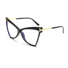 Load image into Gallery viewer, Women Cat Eye Glasses Men Triangle Optical Frames Ladies Eyewear Prescription Transparent Spectacle Eyeglass Unisex