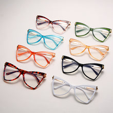 Load image into Gallery viewer, Women Cat Eye Glasses Men Triangle Optical Frames Ladies Eyewear Prescription Transparent Spectacle Eyeglass Unisex