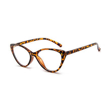 Load image into Gallery viewer, Women Cat Eye Spectacle Eyeglasses Frame Men Clear Lens Optical Plain Glasse Frame Computer Glasses Myopic Glasses Unisex