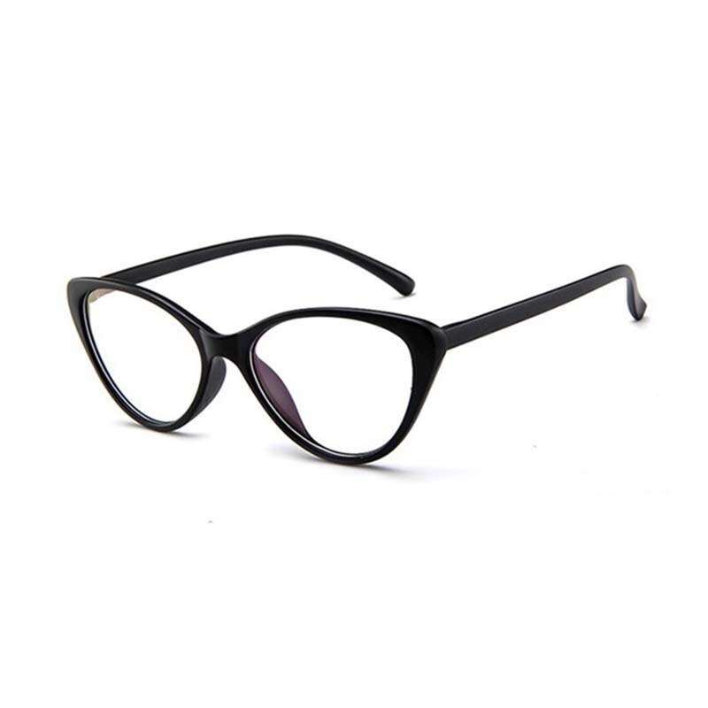 Women Cat Eye Spectacle Eyeglasses Frame Men Clear Lens Optical Plain Glasse Frame Computer Glasses Myopic Glasses Unisex