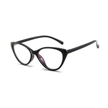 Load image into Gallery viewer, Women Cat Eye Spectacle Eyeglasses Frame Men Clear Lens Optical Plain Glasse Frame Computer Glasses Myopic Glasses Unisex