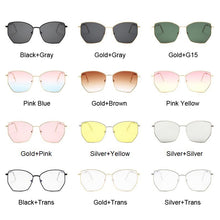 Load image into Gallery viewer, Women Cat Eye Sunglasses Cute Sexy Brand Designer Summer Retro Oversized Frame Black Yellow Cateye Sun Glasses Female