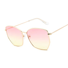 Load image into Gallery viewer, Women Cat Eye Sunglasses Cute Sexy Brand Designer Summer Retro Oversized Frame Black Yellow Cateye Sun Glasses Female