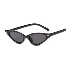 Load image into Gallery viewer, Women Cat Eye Sunglasses Small Size Brand Designer Retro Ladies Sun Glasses Female Black Purple Red Glasses UV400