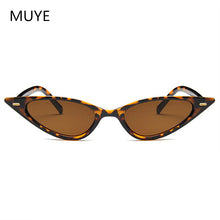 Load image into Gallery viewer, Women Cat Eye Sunglasses Small Size Brand Designer Retro Ladies Sun Glasses Female Black Purple Red Glasses UV400