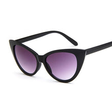 Load image into Gallery viewer, Women Cat Eye Sunglasses Vintage Brand Designer Sun Glasses Sexy Small Frame Black White Cateye Sun Glasses UV400 Female