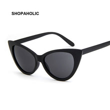 Load image into Gallery viewer, Women Cat Eye Sunglasses Vintage Brand Designer Sun Glasses Sexy Small Frame Black White Cateye Sun Glasses UV400 Female