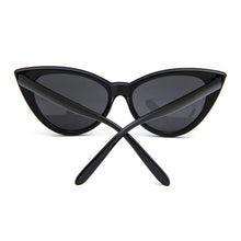Load image into Gallery viewer, Women Cat Eye Sunglasses Vintage Brand Designer Sun Glasses Sexy Small Frame Black White Cateye Sun Glasses UV400 Female
