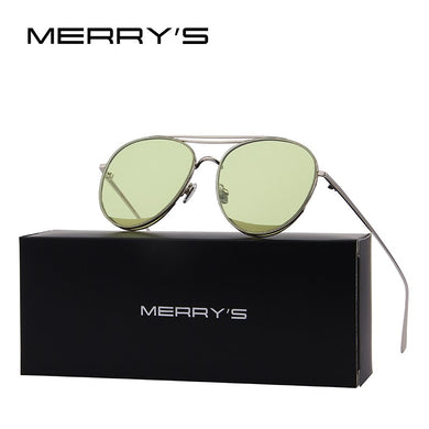 Women Classic Brand Designer Rimless Sunglasses Twin Beam Metal Frame Sun Glasses S'8095