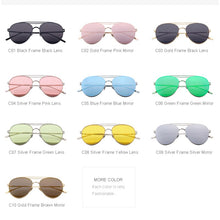 Carica l&#39;immagine nel visualizzatore di Gallery, Women Classic Brand Designer Rimless Sunglasses Twin Beam Metal Frame Sun Glasses S&#39;8095