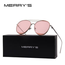 Carica l&#39;immagine nel visualizzatore di Gallery, Women Classic Brand Designer Rimless Sunglasses Twin Beam Metal Frame Sun Glasses S&#39;8095