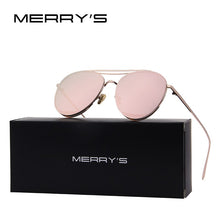 Carica l&#39;immagine nel visualizzatore di Gallery, Women Classic Brand Designer Rimless Sunglasses Twin Beam Metal Frame Sun Glasses S&#39;8095