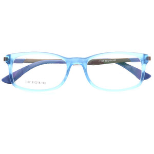 Women Classic Rectangular Glass Frames Men Square Eyeglass Frame Business Acetate Blue Optical Prescription Eyeglasses Frame