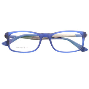 Women Classic Rectangular Glass Frames Men Square Eyeglass Frame Business Acetate Blue Optical Prescription Eyeglasses Frame