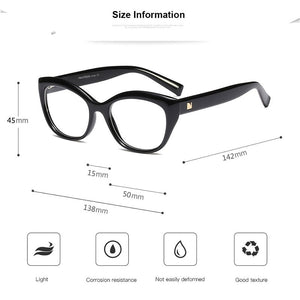 Women Designer Optical Eyeglasses Prescription Stylish Female Spectacles for Glasses Optical Frame