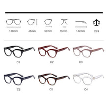 Load image into Gallery viewer, Women Designer Optical Eyeglasses Prescription Stylish Female Spectacles for Glasses Optical Frame