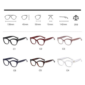 Women Designer Optical Eyeglasses Prescription Stylish Female Spectacles for Glasses Optical Frame