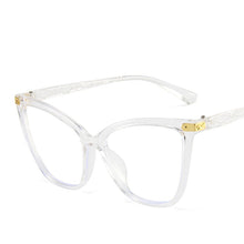 Load image into Gallery viewer, Women Cat Eye Anti Blue Light Glasses Cat Eye Black Frame Blue Light Blocking Computer Clear Lens Eyewear Eyeglasses