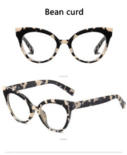 Load image into Gallery viewer, Women Cat Eye Anti-blue Light Glasses Frame Computer Goggles Flat Mirror Anti-fatigue PC  Leopard gafas