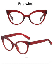 Load image into Gallery viewer, Women Cat Eye Anti-blue Light Glasses Frame Computer Goggles Flat Mirror Anti-fatigue PC  Leopard gafas