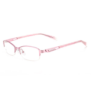 Women Fashion Glasses Metal Half Rim Oval Eyeglass Frame For Prescription Lenses Myopia Reading Multifocal
