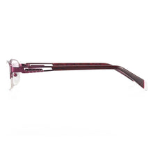 Load image into Gallery viewer, Women Fashion Glasses Metal Half Rim Oval Eyeglass Frame For Prescription Lenses Myopia Reading Multifocal